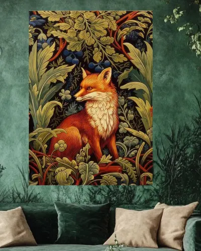Tableau Renard Foret