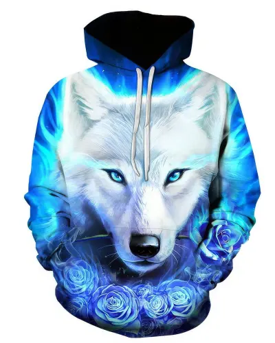 Sweat Loup Bleu